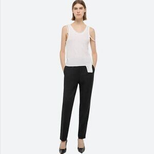 Helmut Lang cropped pants with small side slit size 4 excellent condition